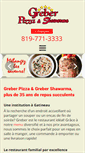 Mobile Screenshot of greberpizza.com